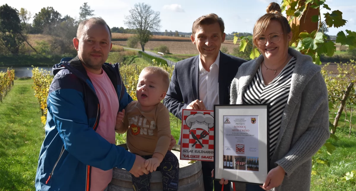 Winnica  Miód i Wino z Jankowa Drugiego – nowym członkiem Szklaku Kulinarnego „Kaliskie Smaki”