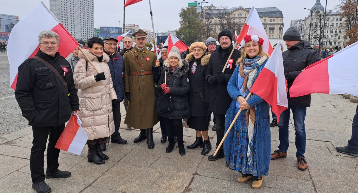 Kaliszanie na Marszu Niepodległości w Warszawie