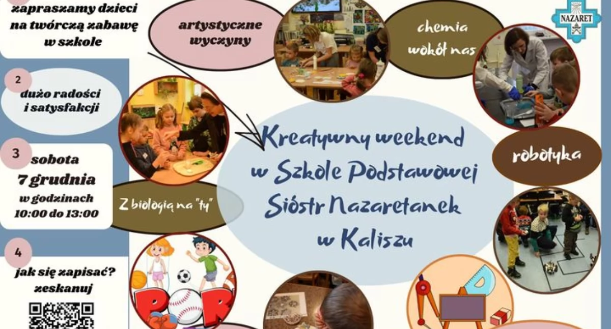„Kreatywny weekend” – Dzień Otwarty w kaliskim Nazarecie