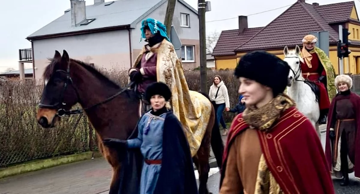 Trzej Królowie przyjechali na koniach
