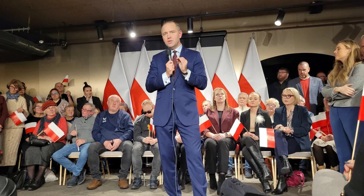 Karol Nawrocki pierwszego dnia kampanii wyborczej spotkał się z mieszkańcami Kalisza