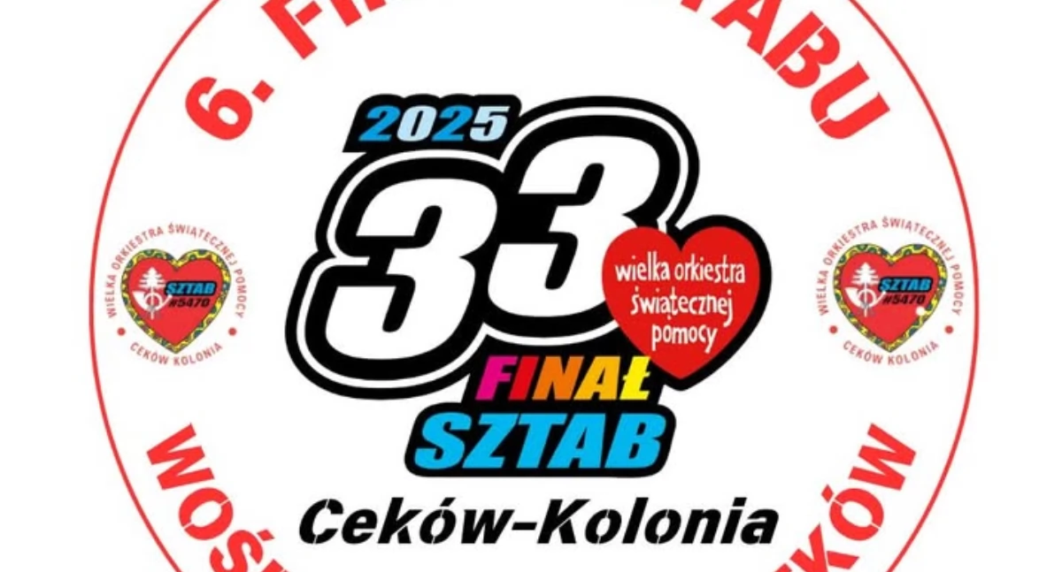 Gmina Ceków-Kolonia zaprasza na 33. Finał WOŚP