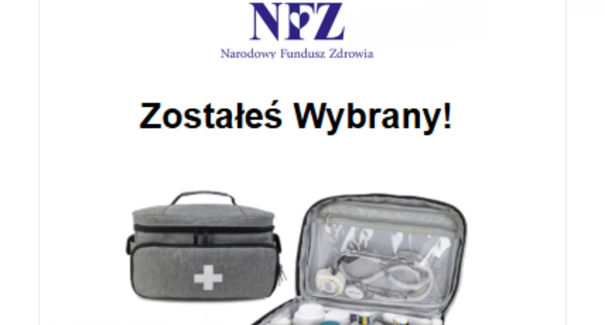 Apteczka za 8 zł może kosztować utratę danych i pieniędzy. Fałszywe wiadomości mailowe. 