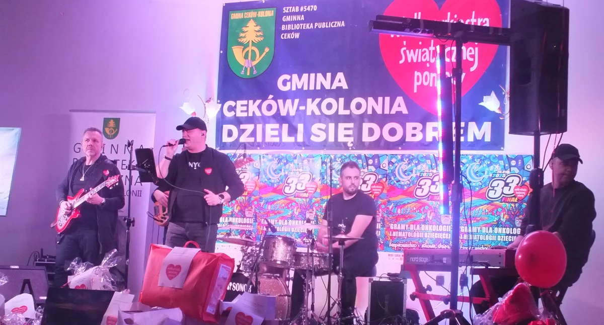 Gmina Ceków Kolonia hojnie wsparła WOŚP