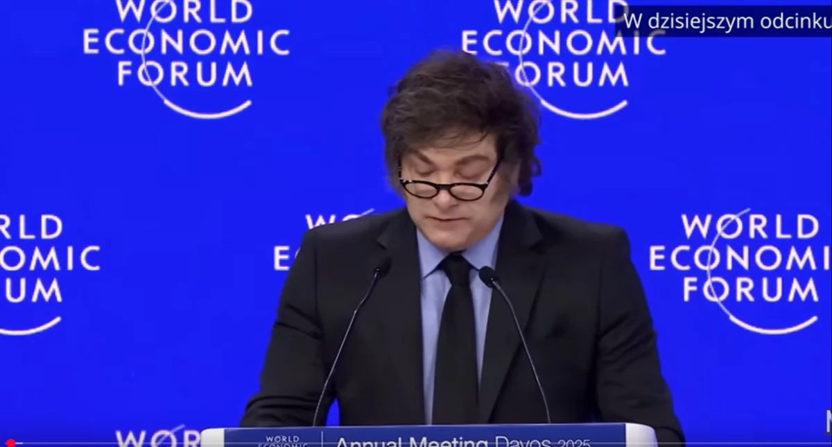 Żeby Polska wybrała takiego prezydenta jak Argentyna. Niesamowite przemówienie na forum w Davos