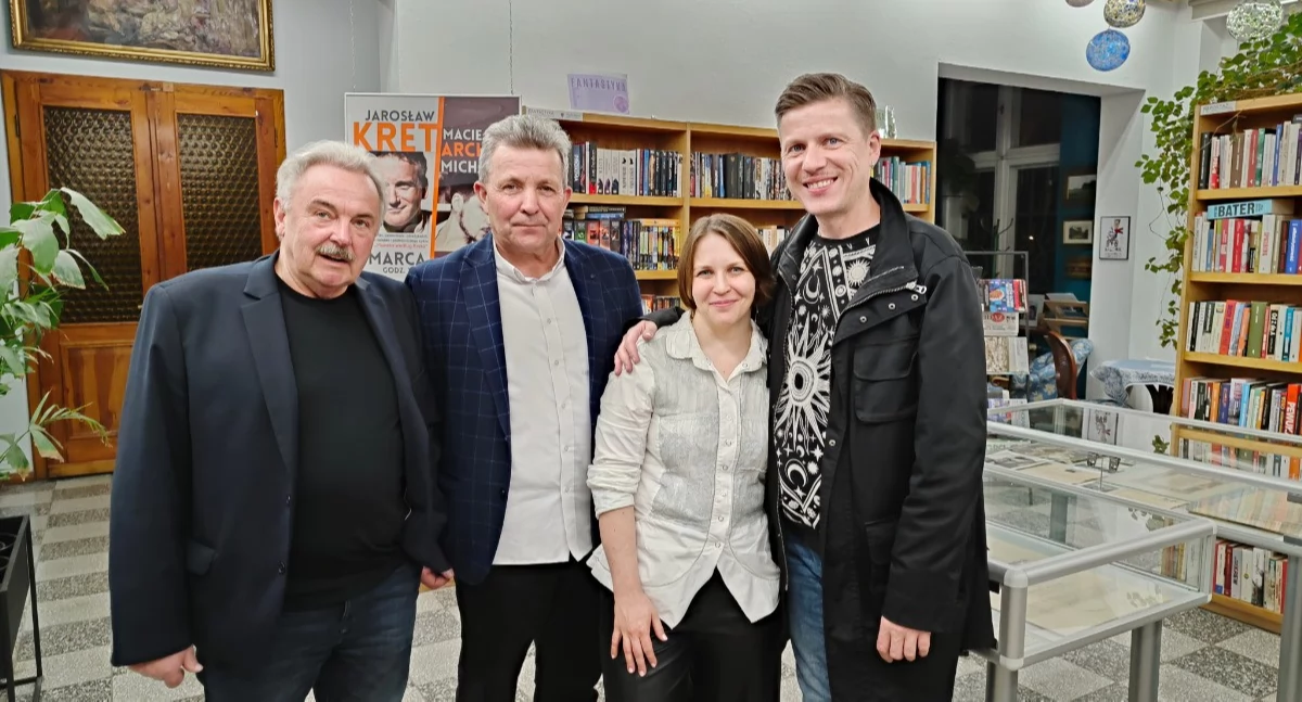 Reżyser Maciej Michalski  w Kaliskiej Bibliotece