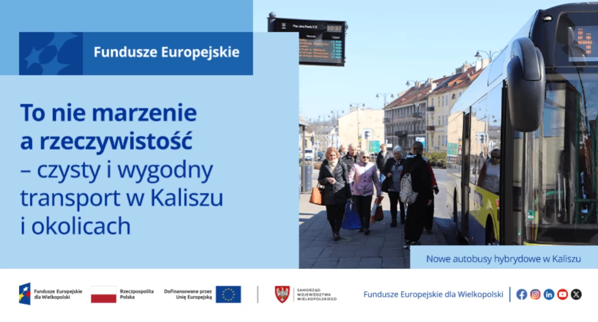 To nie marzenie a rzeczywistość – czysty i wygodny transport w Kaliszu i okolicach
