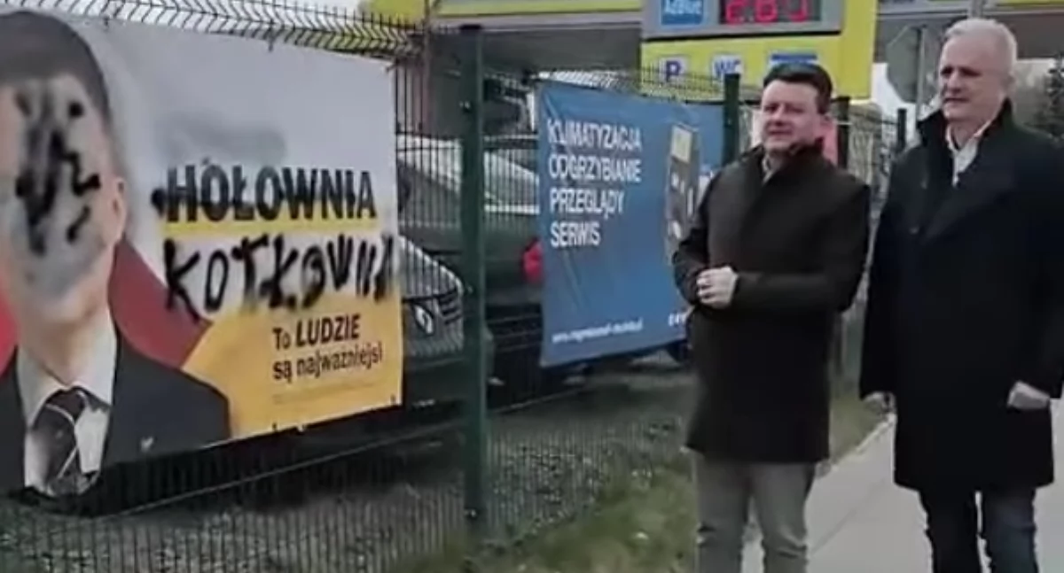 Wandale, którzy zniszczyli banery wyborcze ustaleni. To jeszcze dzieci!