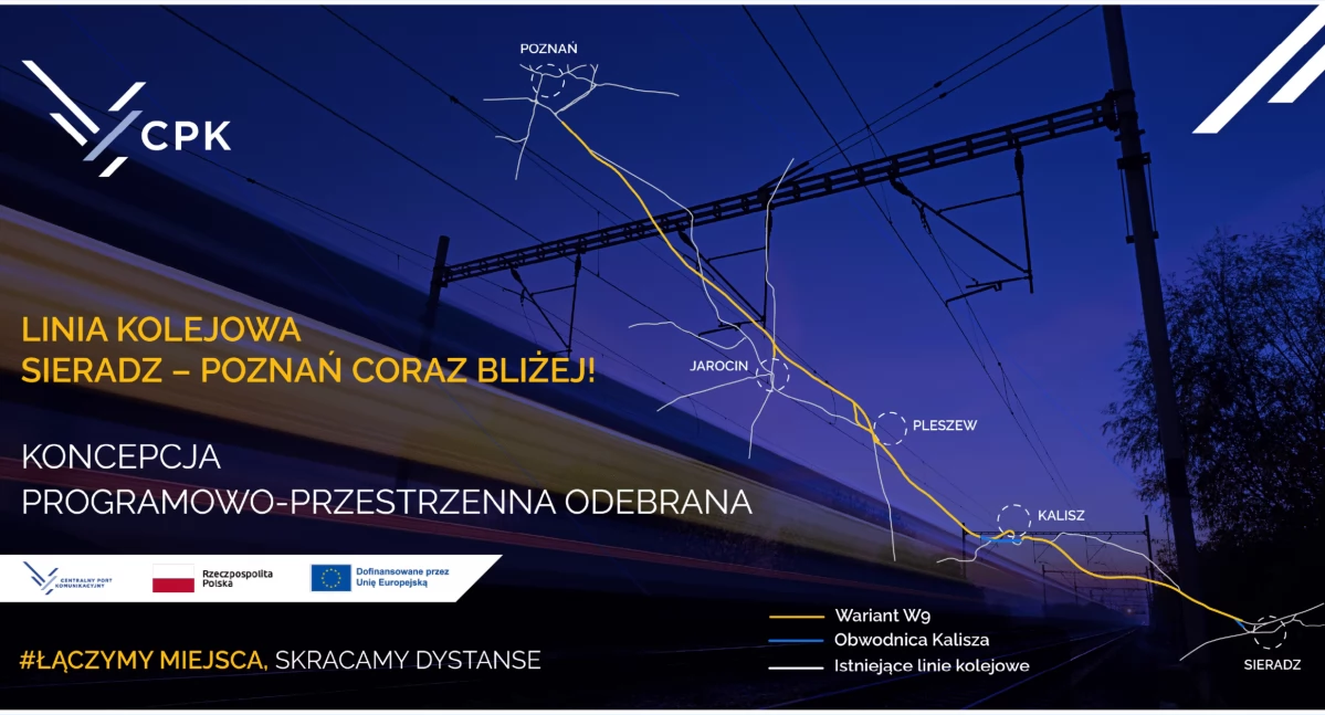 Szybka kolej przez Kalisz - CPK ogłasza nowy komunikat. Ważne pytania