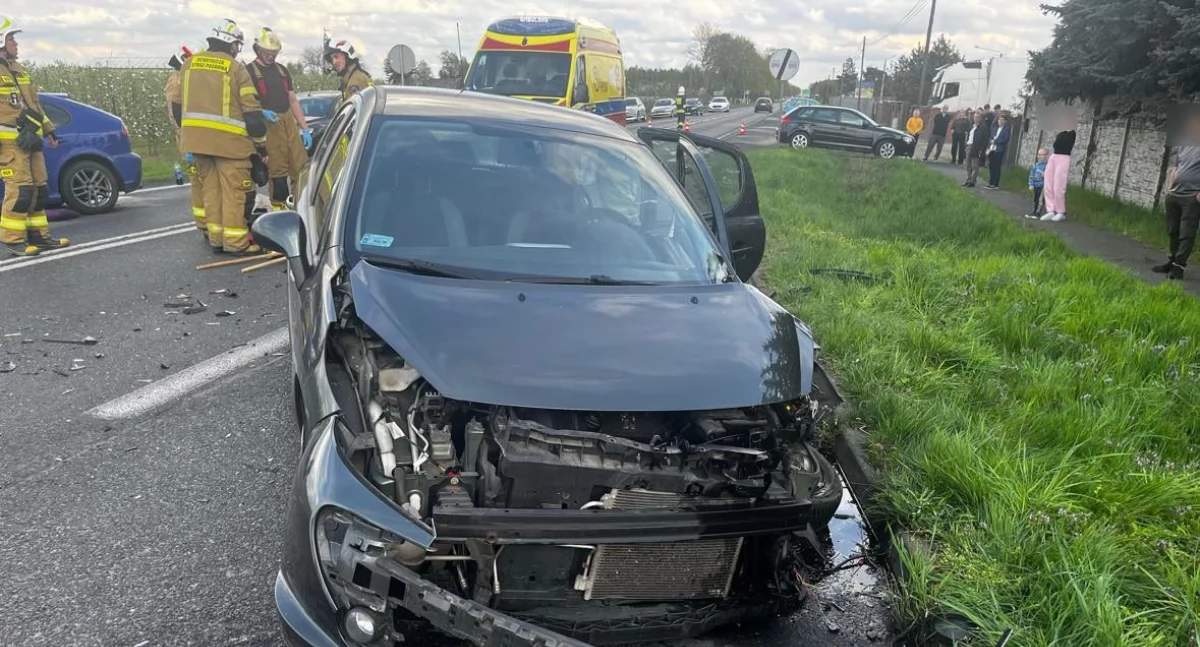 Dwie osoby ranne w wypadku pod Kaliszem