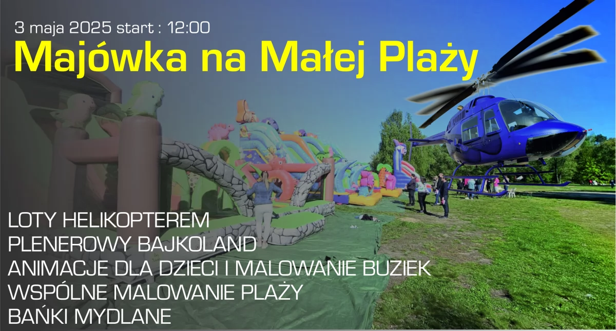 Majówka na plaży w Szałem