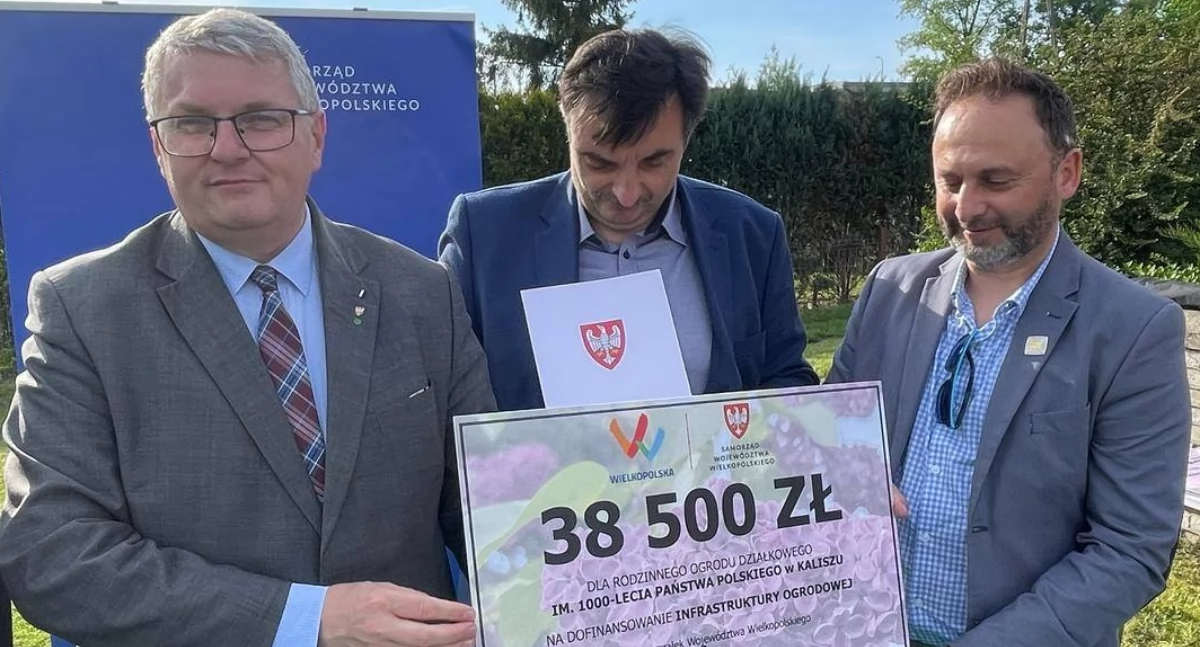 700 tys. zł wsparcia dla ogrodów działkowych w okręgu kaliskim