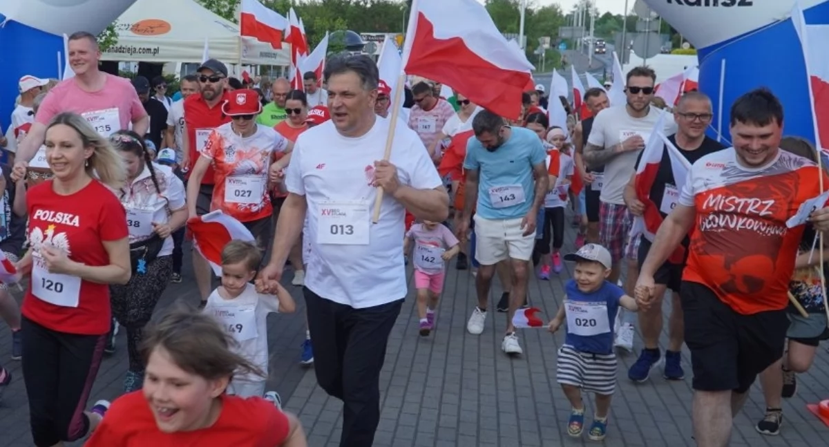 Jubileuszowy - XV „Bieg z Flagą” w Kaliszu