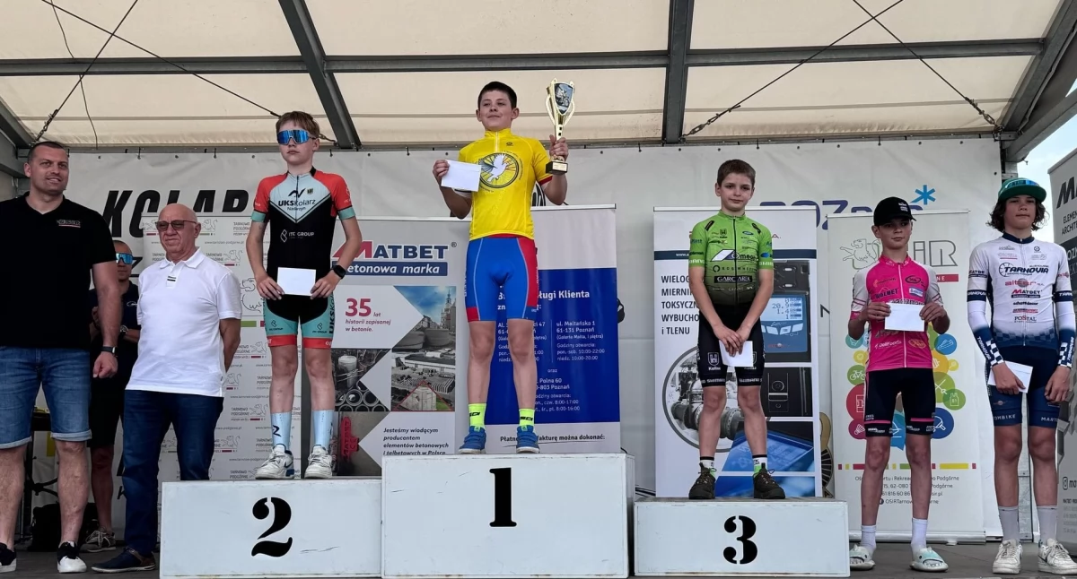 Adam i Witek na podium Małego Wyścigu Pokoju