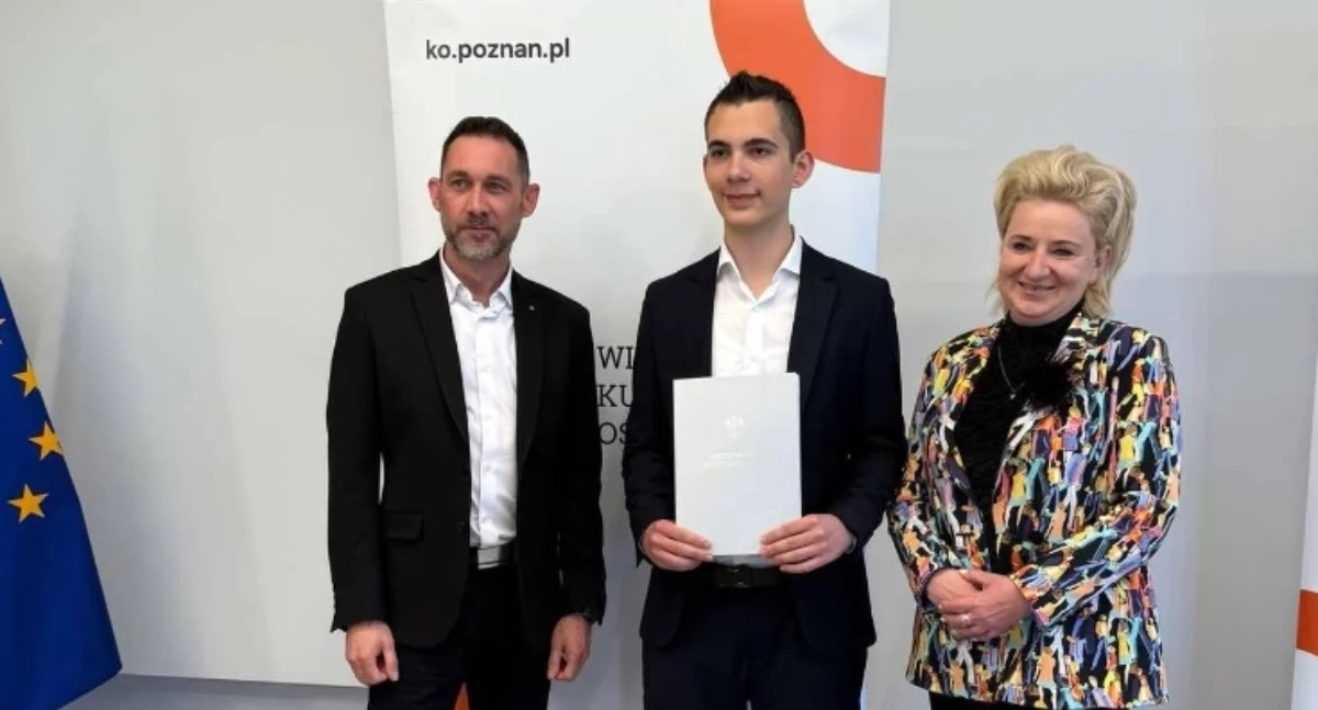 Wiktor Perskawiec znowu najlepszy w Wielkopolsce - sukces ucznia szkoły w Moskurni