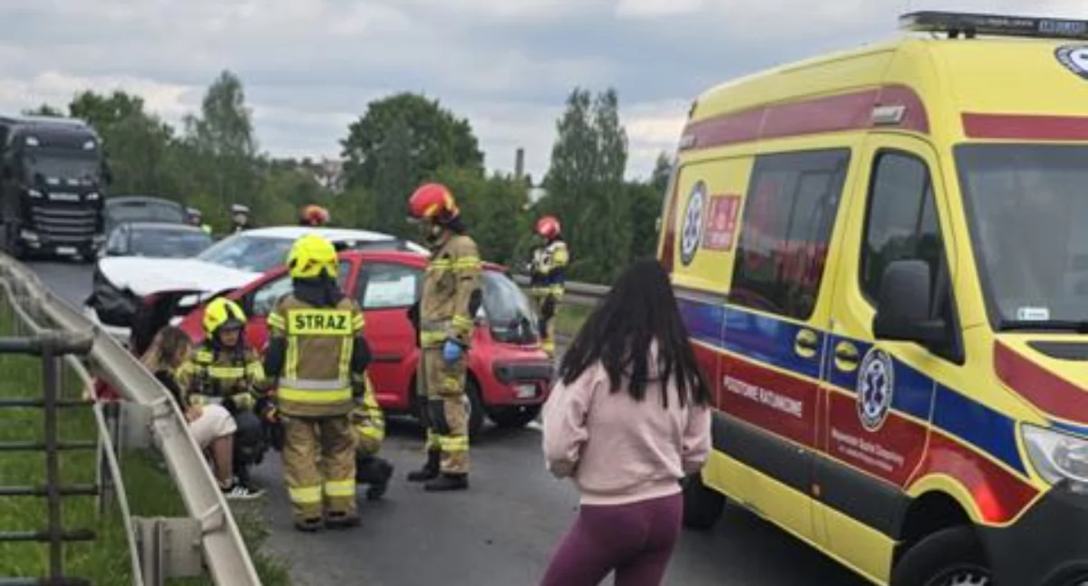 Czołowe zderzenie na Szlaku Bursztynowym