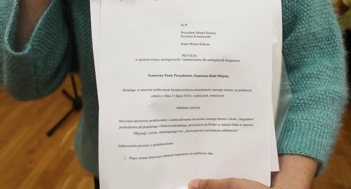 Kaliszanie nie chcą imigrantów z Afryki