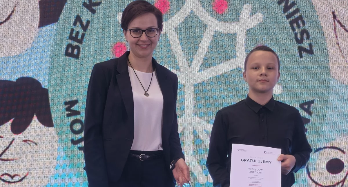 Sukces ucznia szkoły w Kamieniu