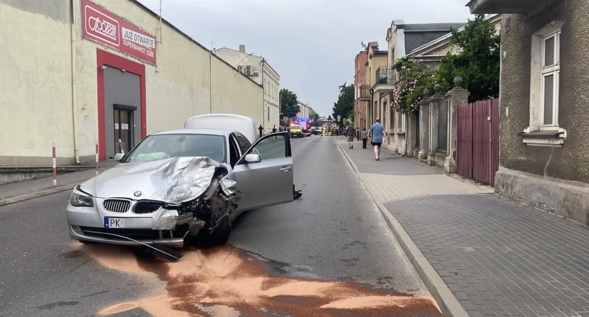 Zderzenie na skrzyżowaniu Polnej i Młynarskiej. Jeden z kierowców pijany