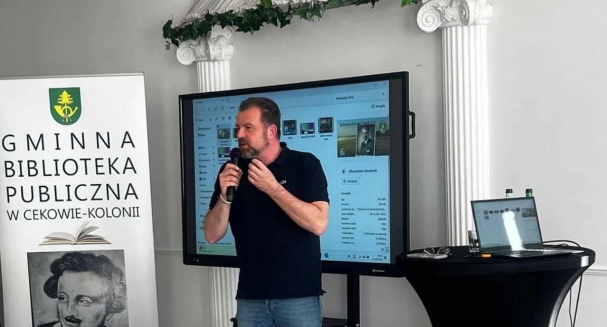 Łukasz Kazek w gminie Ceków-Kolonia - uczta dla miłośników historii 