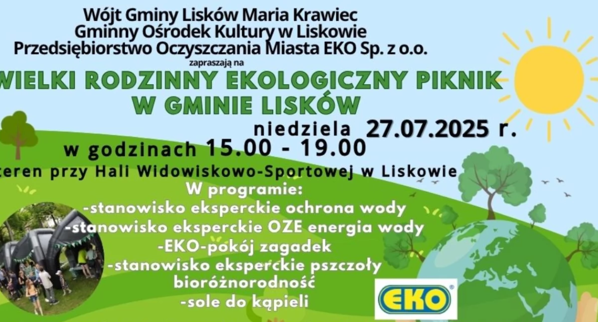 Wielki Rodzinny Ekologiczny Piknik w Liskowie