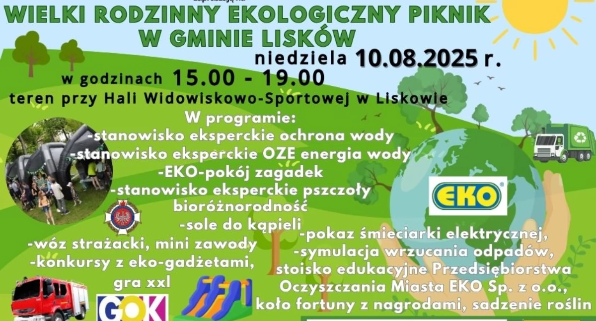 Wielki Rodzinny Ekologiczny Piknik w Liskowie