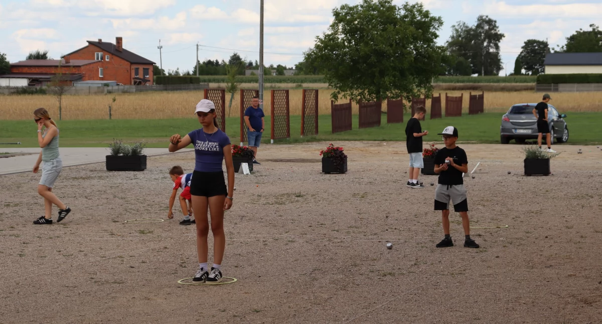 Zgrupowanie zawodników petanque w Liskowie