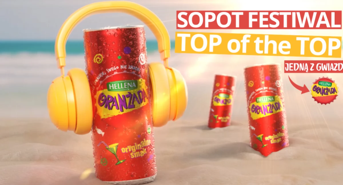 Oranżada Hellena partnerem TOP OF THE TOP Sopot Festival 2025!