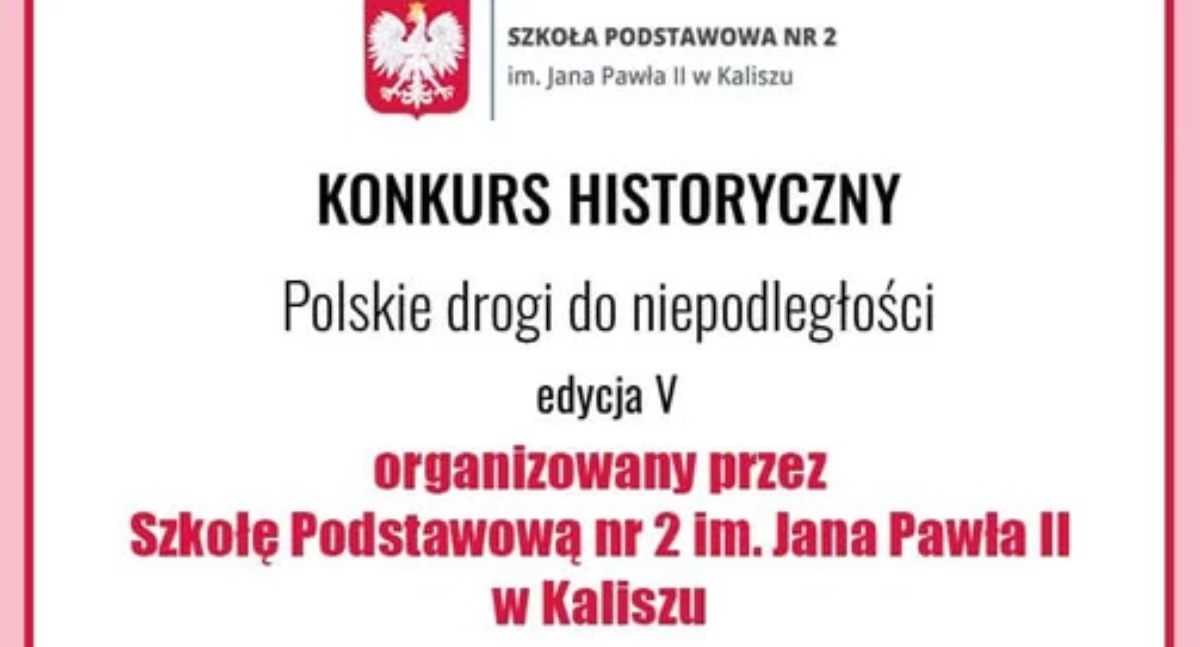 Konkurs historyczny w kaliskiej „Dwójce”