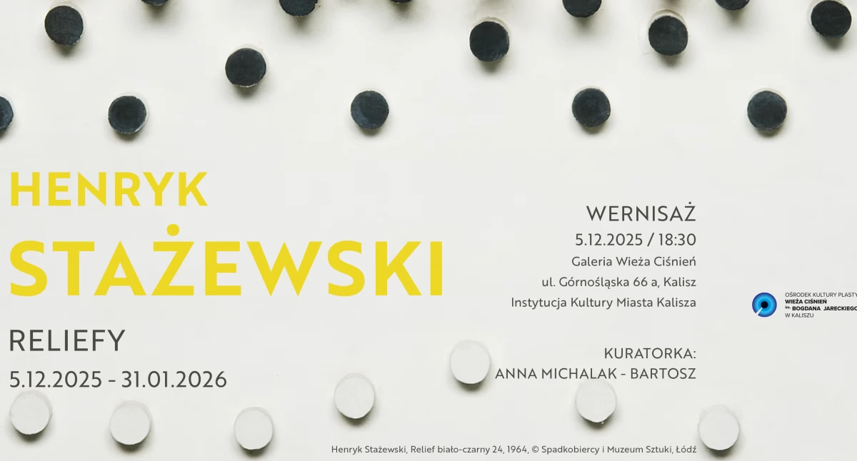 Stażewski w Galerii Wieża Ciśnień
