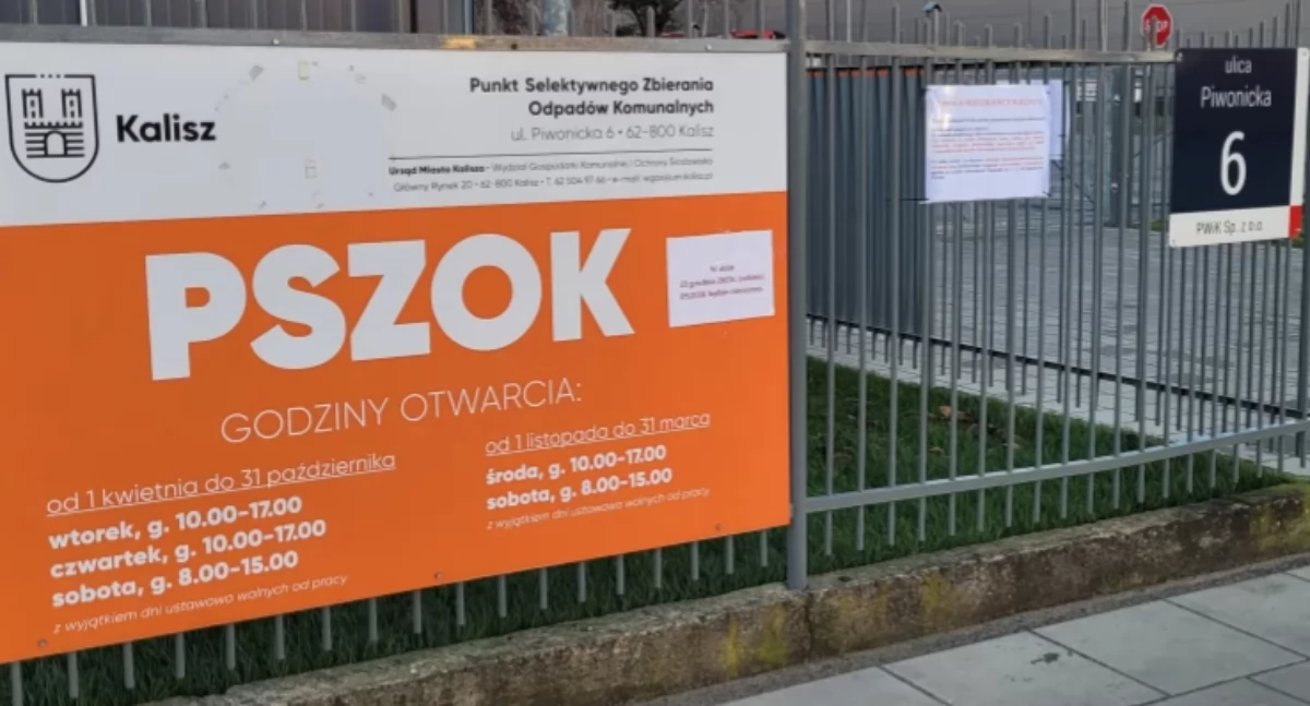 Zmiany funkcjonowania PSZOK-u
