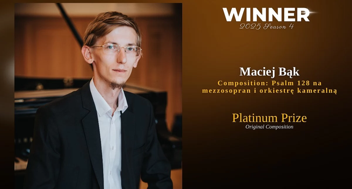 Kaliszanin wśród triumfatorów międzynarodowego konkursu muzycznego