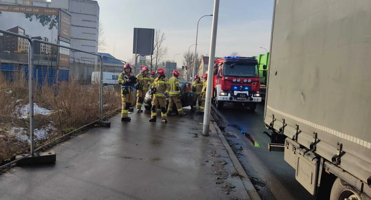 Zderzenie MAN-a z Seatem. Sprawca pod wpływem alkoholu
