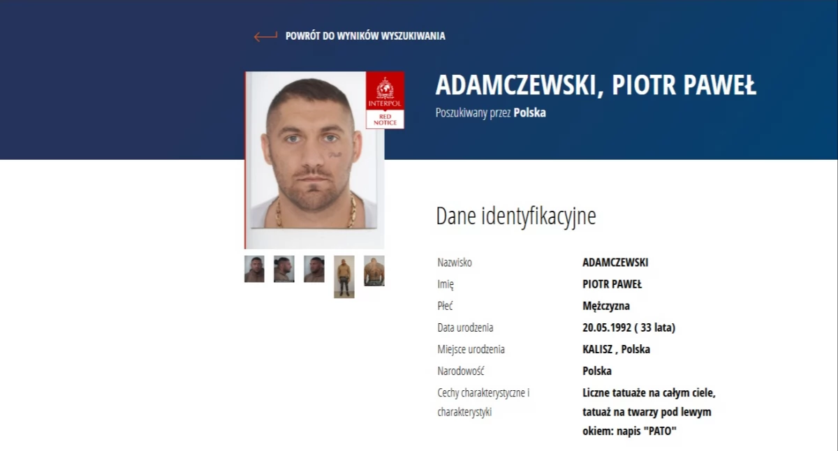 Kaliszanin poszukiwany czerwoną notą INTERPOL-u. Miał uczestniczyć w śmiertelnym pobiciu