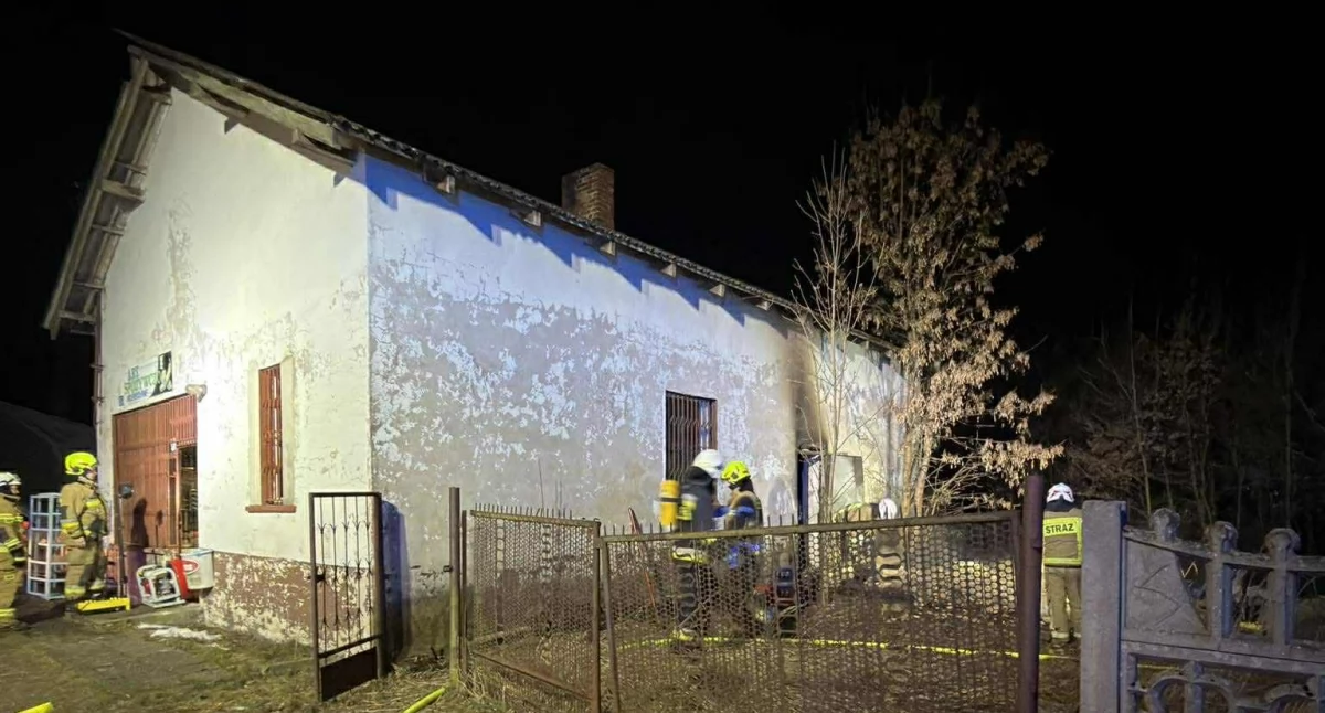 Pożar w gminie Brzeziny