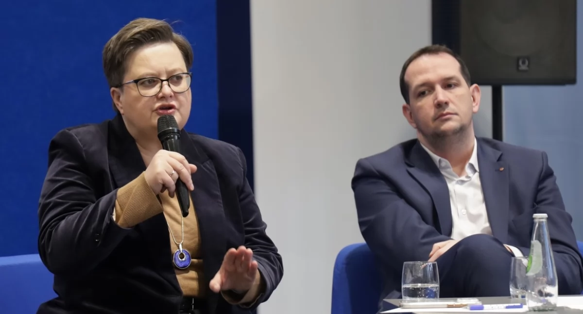 Katarzyna Lubnauer o reformie edukacji na spotkaniu w Kaliszu 