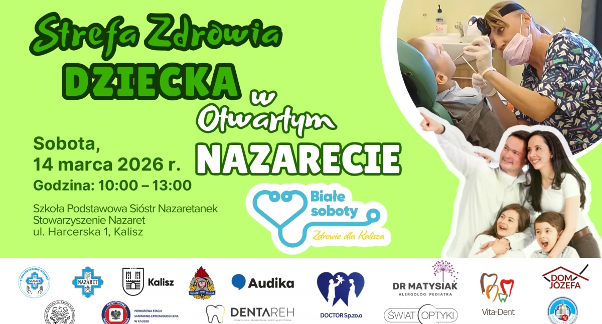 Zaproszenie na bezpłatne badania dzieci w Nazarecie