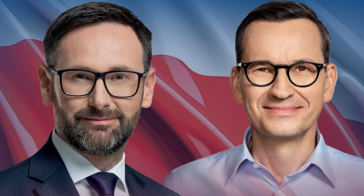 Mateusz Morawiecki i Daniel Obajtek w Kaliszu