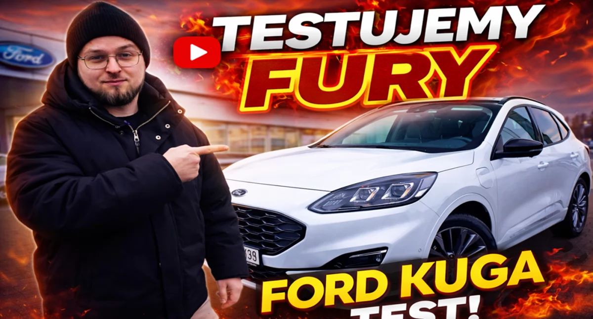 Nowy odcinek programu Testujemy Fury na kanale Strefa Kontentu - Zaprasza Kuba Kalinowski | FORD KUGA