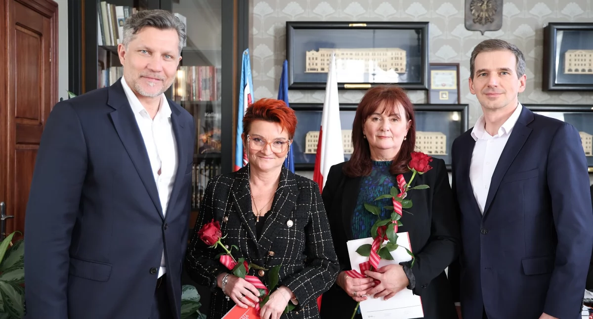 Podziękowanie za wieloletnią pracę