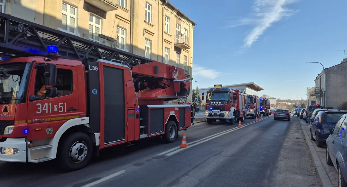Akcja służb przy ul. Legionów w Kaliszu