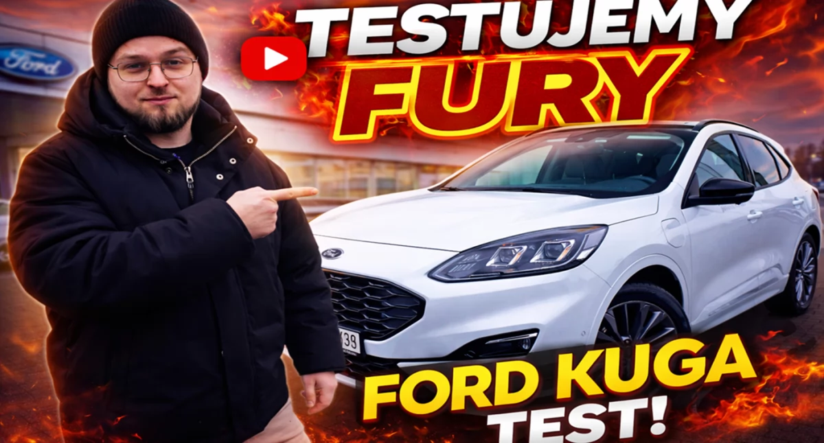 Nowy odcinek TESTUJEMY FURY - dzisiaj Kuba testuje Forda Kuge | Kliknij i obejrzyj 