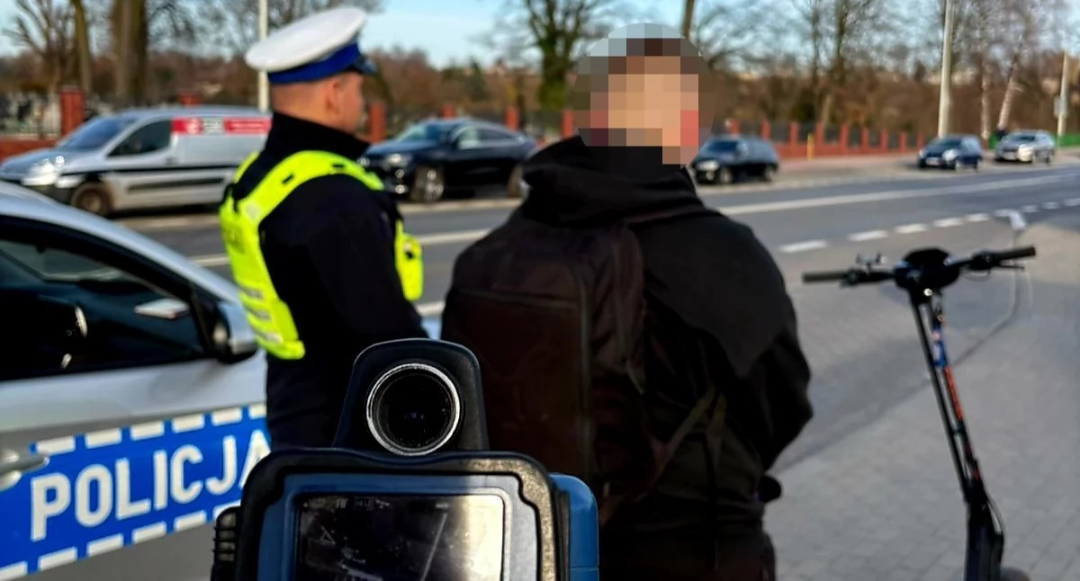 Hulajnogą niemal dwa razy za szybko. Zareagowała policja