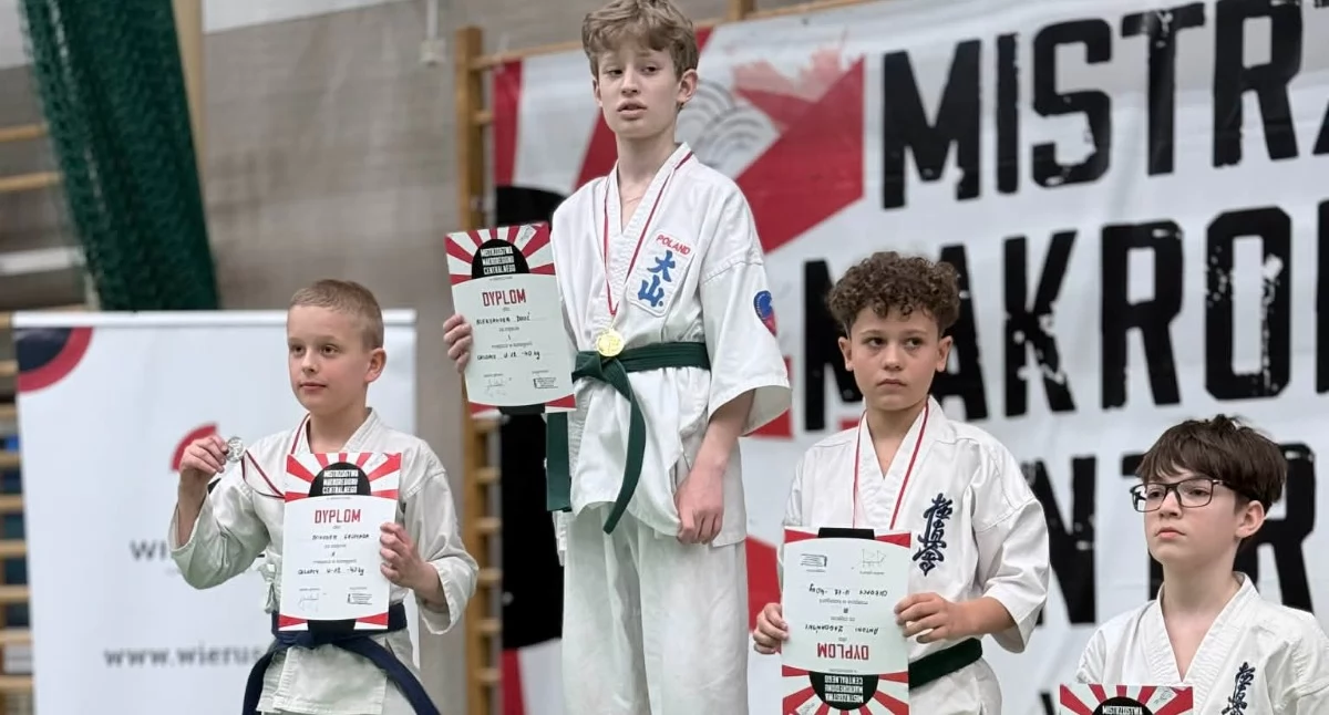 Sukces zawodników z Kalisza na Mistrzostwach Polski Centralnej w karate