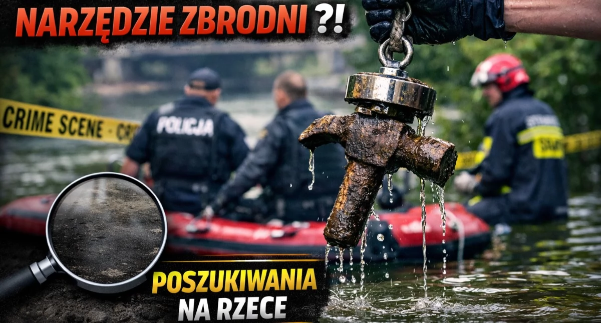 Przełom po miesiącach! Policja wyłowiła z rzeki możliwe narzędzie zbrodni?!