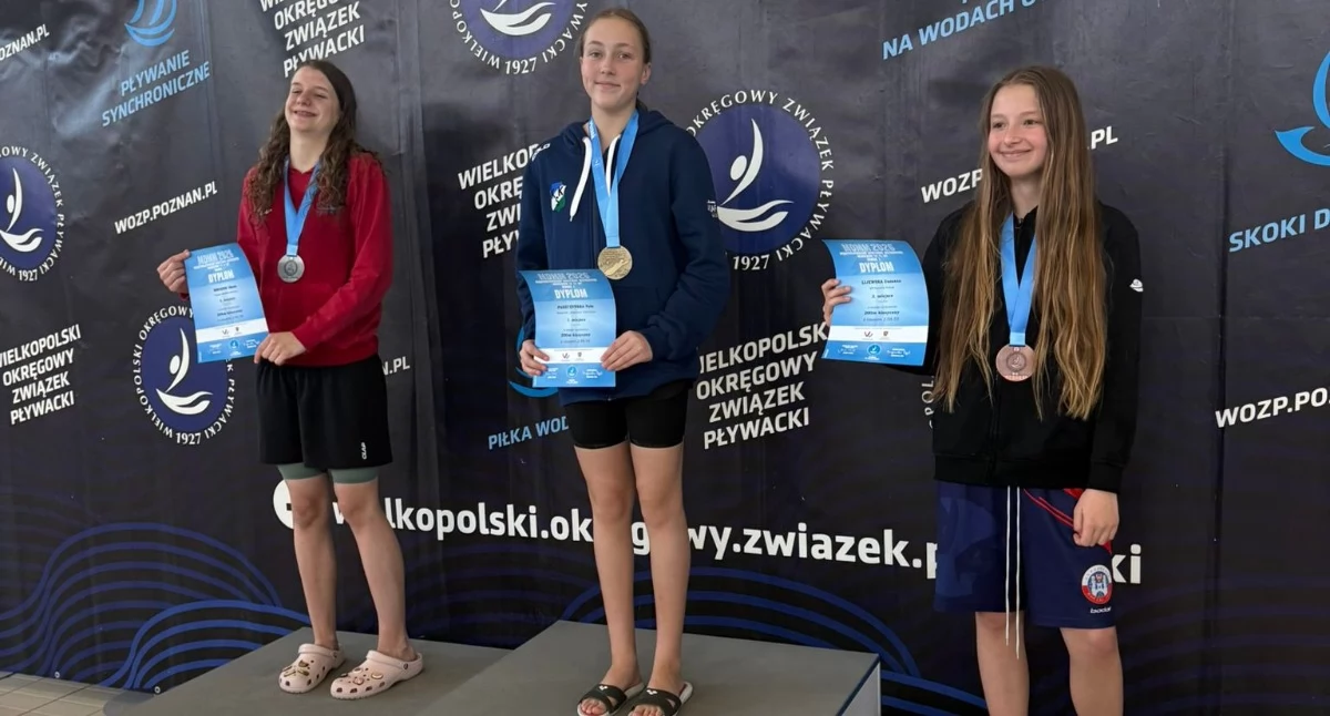 Młode pływaczki KKS Kalisz na medal!