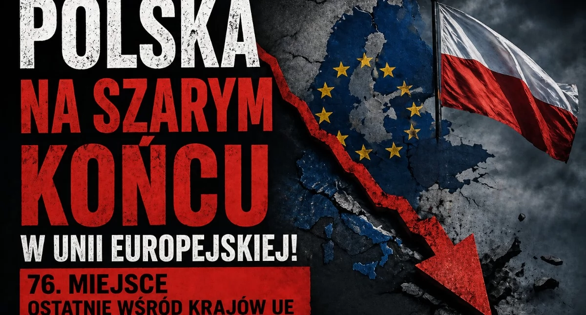 Polska na szarym końcu w Unii Europejskiej!