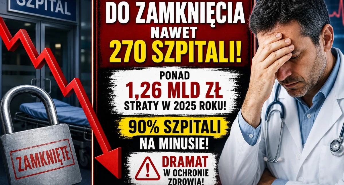 Do zamknięcia nawet 270 szpitali!