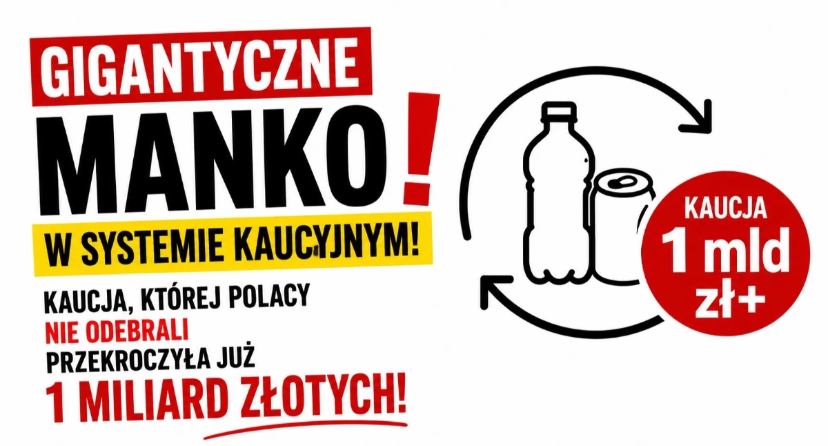Gigantyczne manko w systemie kaucyjnym!