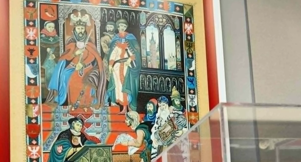 Unikatowa ilustracja do „Statutu Kaliskiego” Artura Szyka w zbiorach MBP